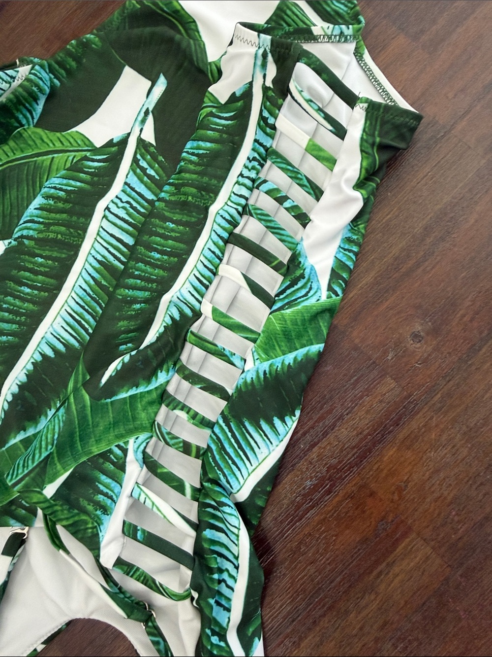NOBO Green Tropical Leaf One-Piece Swimsuit - Picture 4 of 4
